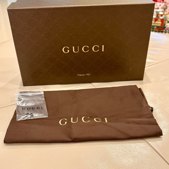 Gucci 284145 Black Patent Leather Pointed Toe Pumps Size 6 / 36 - Picture 10 of 10